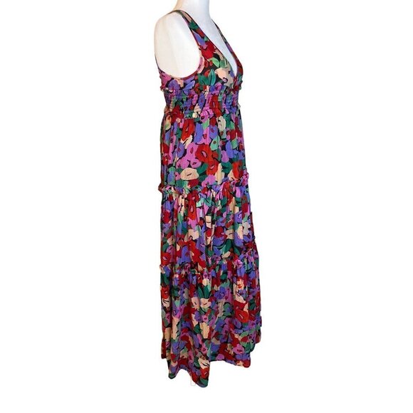 Nicholas Myla Maxi Dress in Multicolor 2 Womens Long Floral Gown - Picture 6 of 16